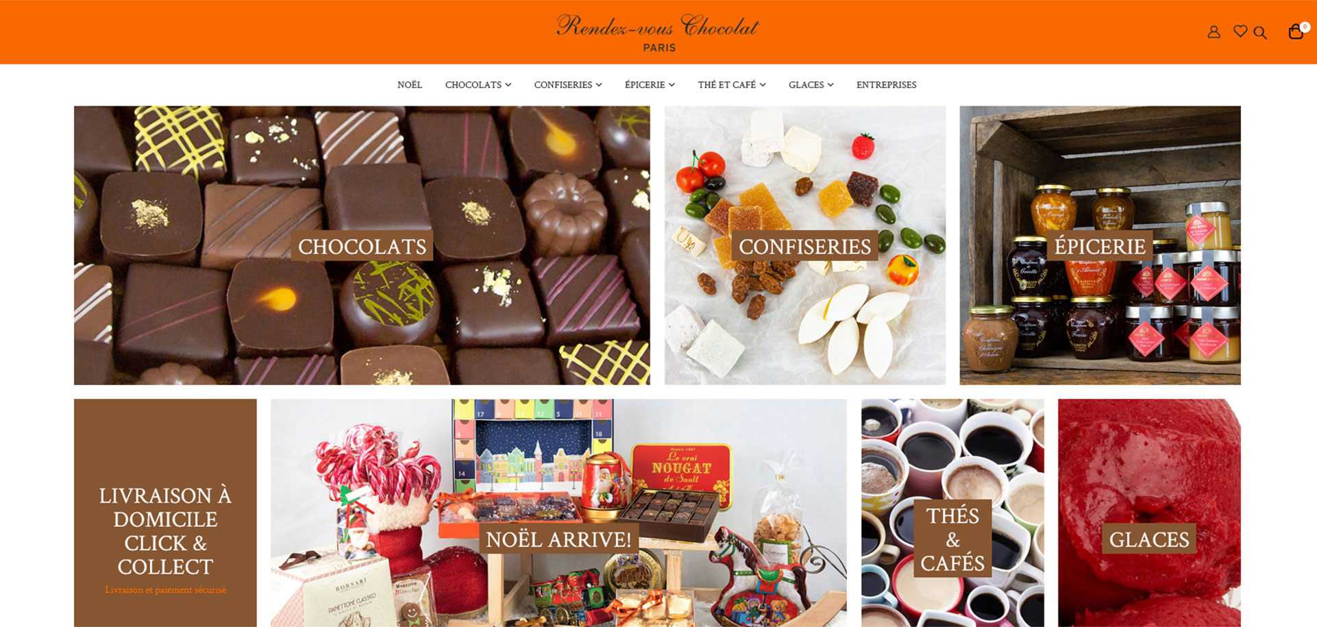 Rendez-vous Chocolat - vente en ligne de chocolats